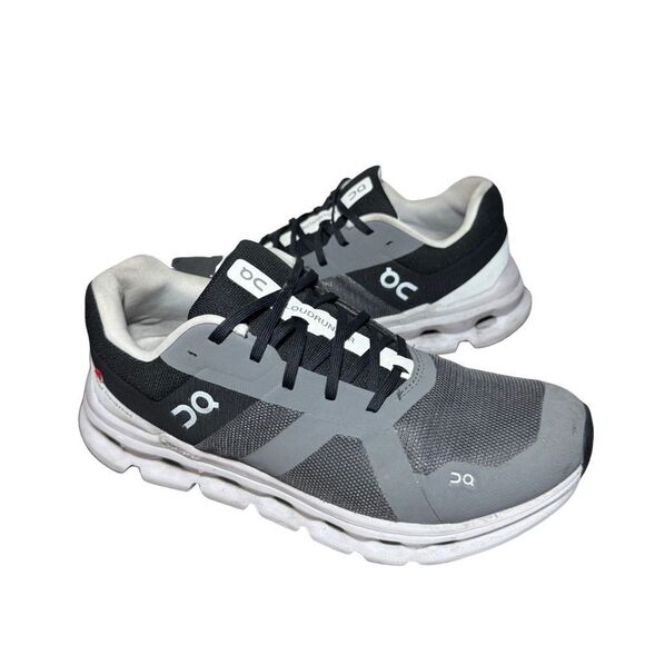 On Running Charcoal and White Athletic Shoes women’s 9.5 - Picture 2 of 9